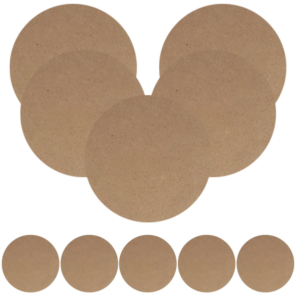 Art Craft Gift Ideas - 10Pcs Wooden Clay Board Smooth Surface