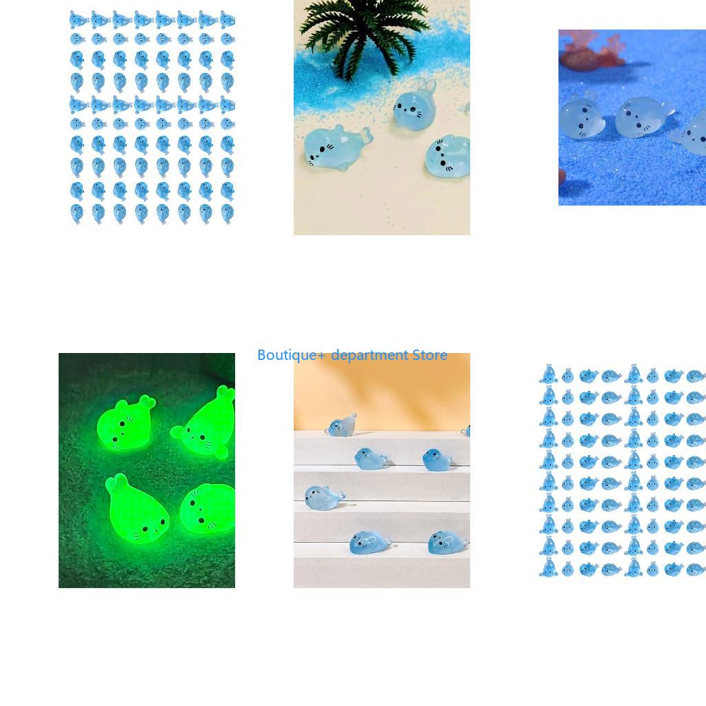 Art Craft Night - E1PD Night Glowing Seal Miniature Figurines