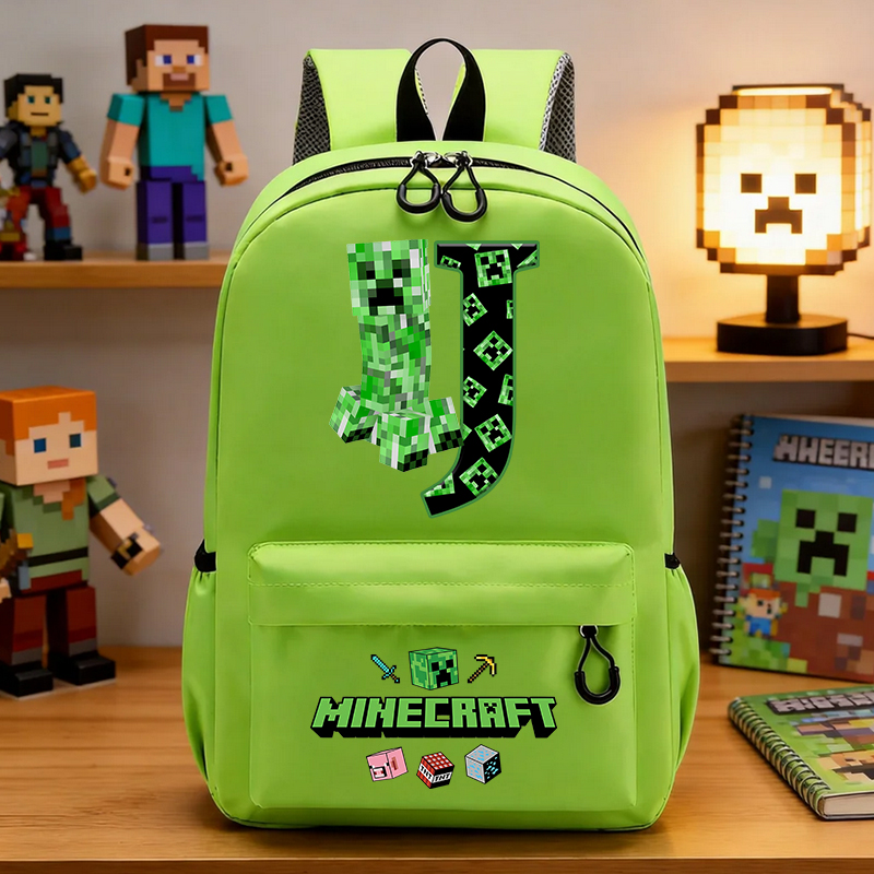 Art Craft Bag - Miner Crafting Pixel Primary School Bag