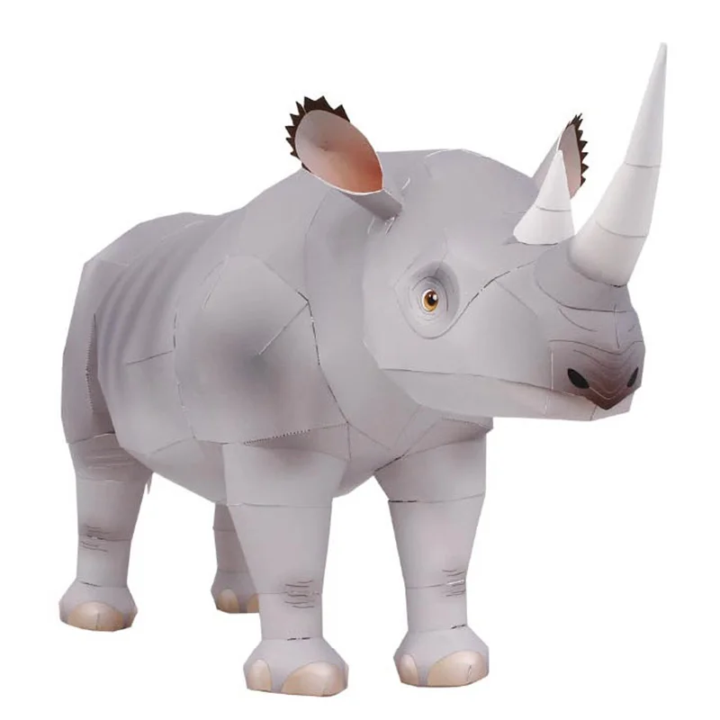 Art Craft Center - Rhinoceros Hook-lipped Handmade Origami Art Folding