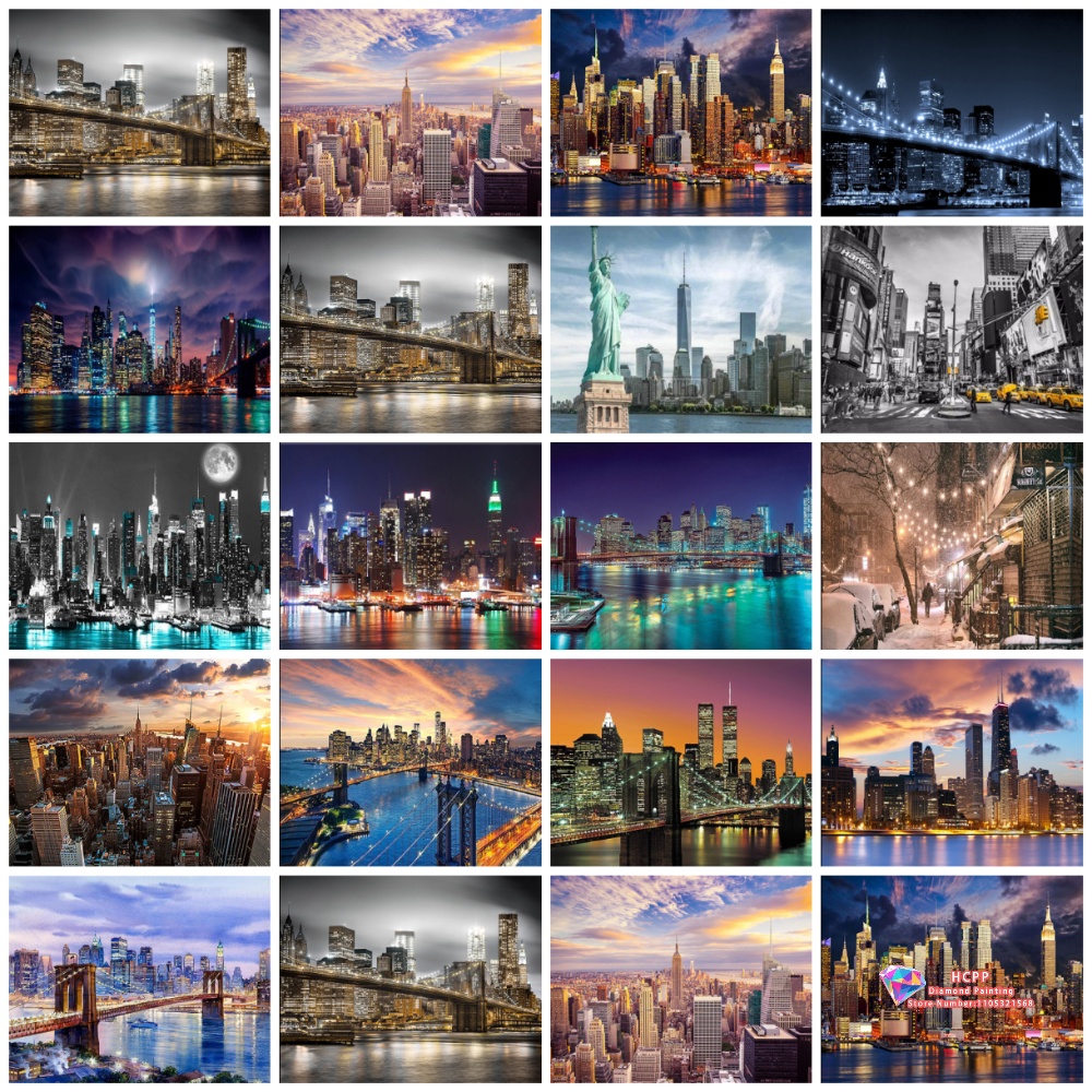 Art Craft Night - Cityscape Night Scene Diamond Painting Kit