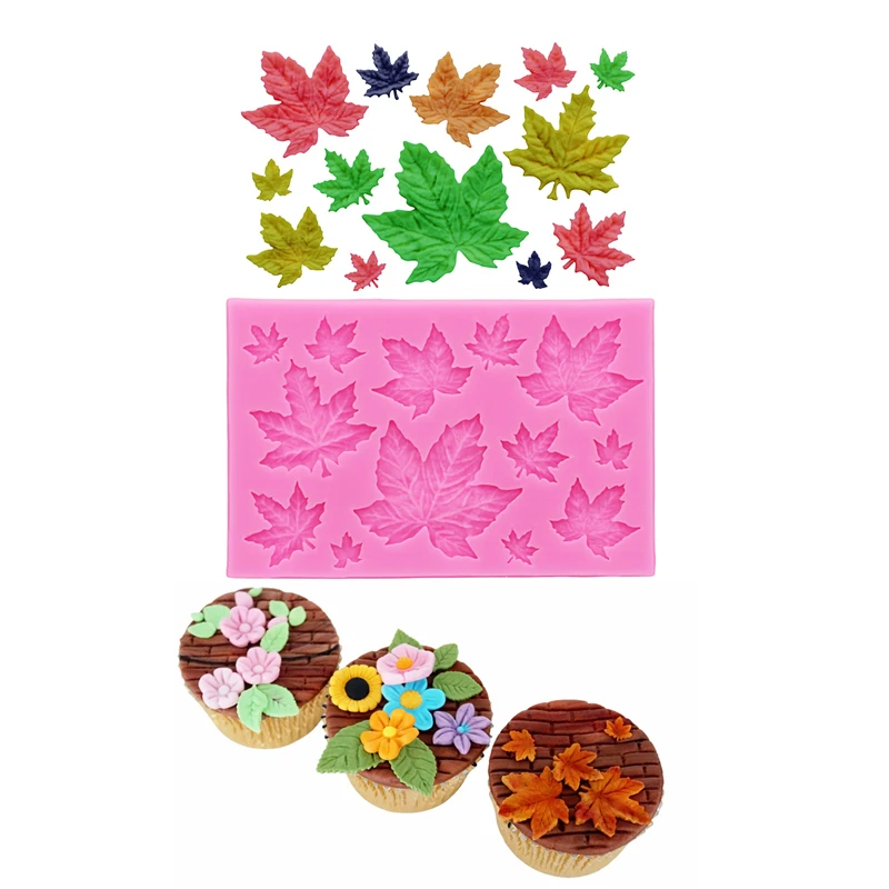 Art Craft Model - Gj-61 DIY leaf maple leaf silicone