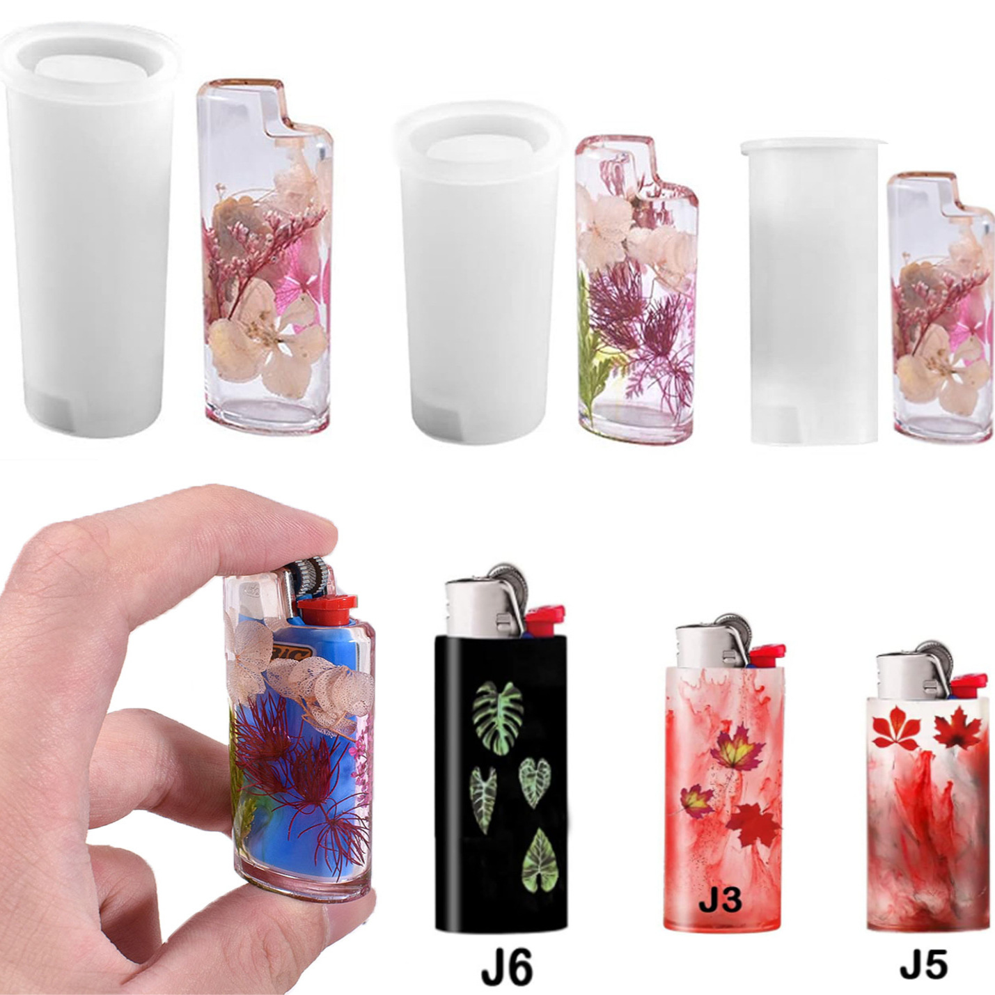 Art Craft Model - DIY Lighter Case Cover Silicone Resin