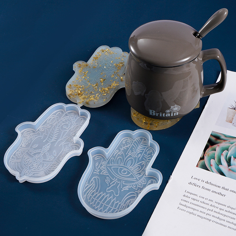 Art Craft Model - 1 Pcs DIY Coaster Hand of