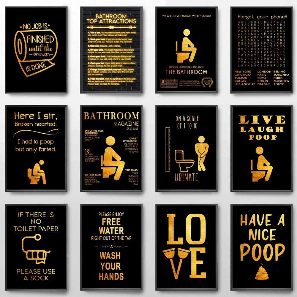Art Craft Quotes - Funny Toilet Pee Craft Quote Sign