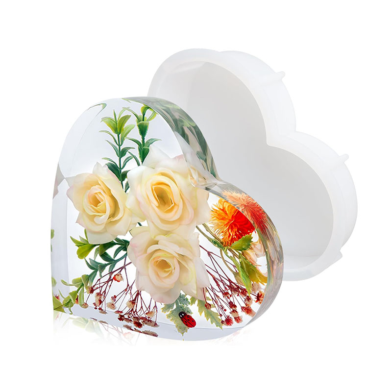 Art Craft Model - Large Heart Epoxy Resin Mold For
