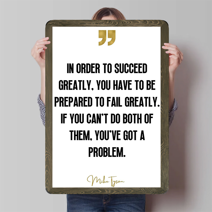 Art Craft Quotes - Inspirational Quote Metal Wall Art by