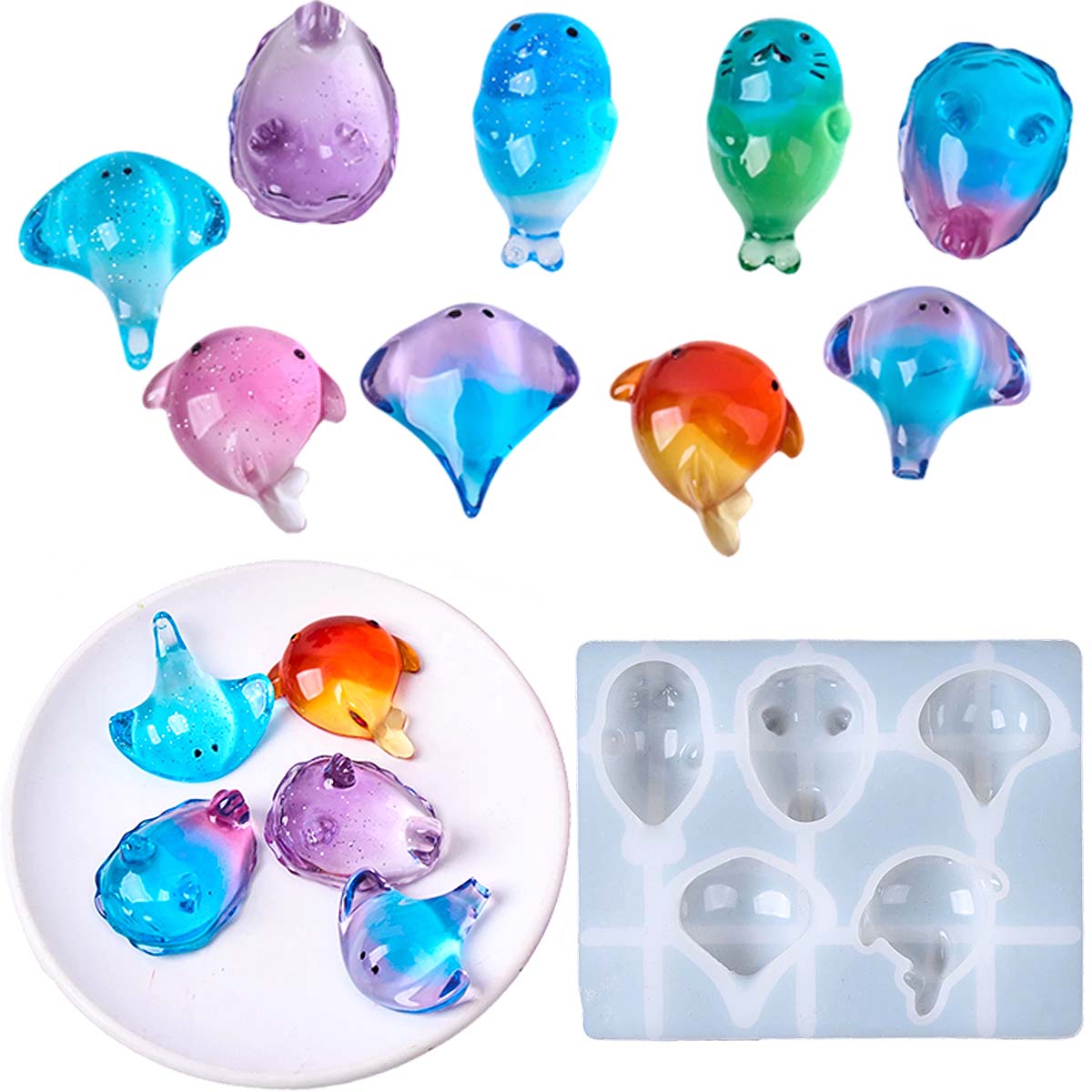 Art Craft Model - 3D Healing Kawaii Manta Ray Whale