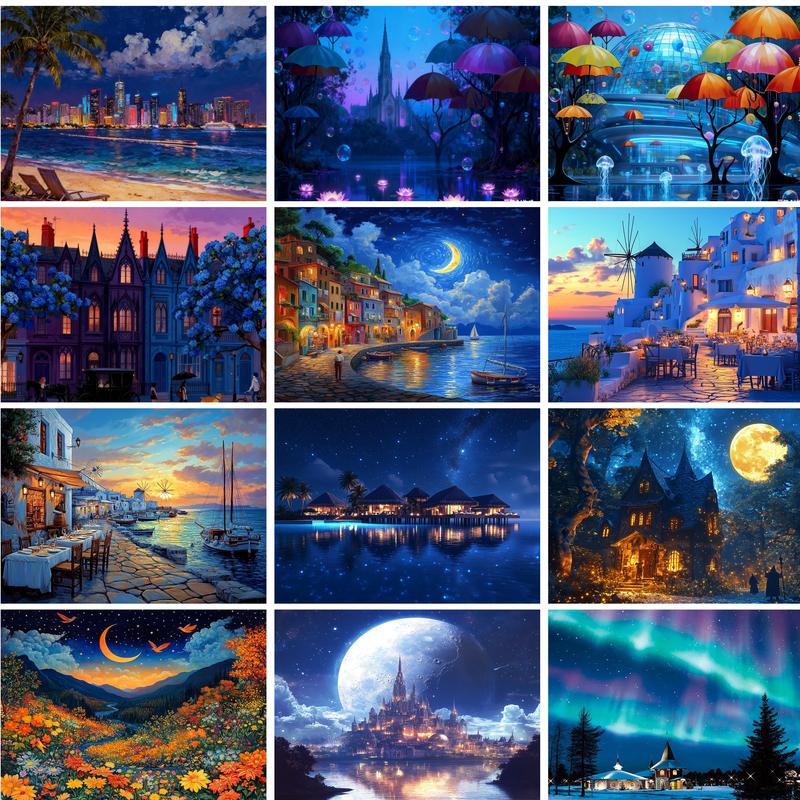 Art Craft Night - RUOPOTY Paint By Numbers Arts and