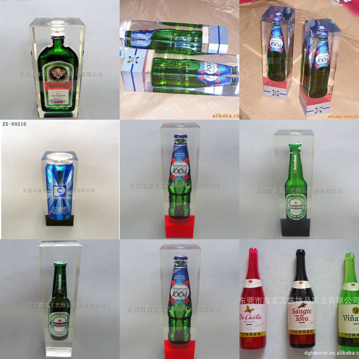 Art Craft Gift Ideas - Custom Epoxy Resin Bottle Art, Embedded
