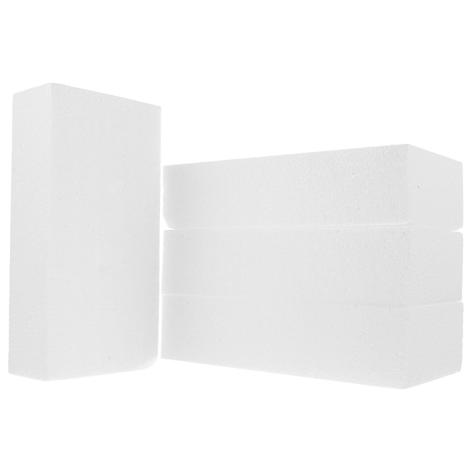 Art And Craft Valentine - 4Pcs Premium White Foam Blocks for