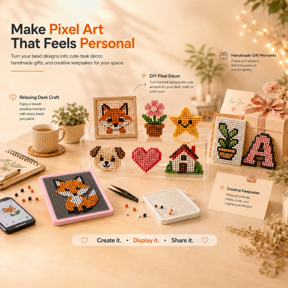 Art Crafts - LED Smart Fuse Bead Pegboard, App