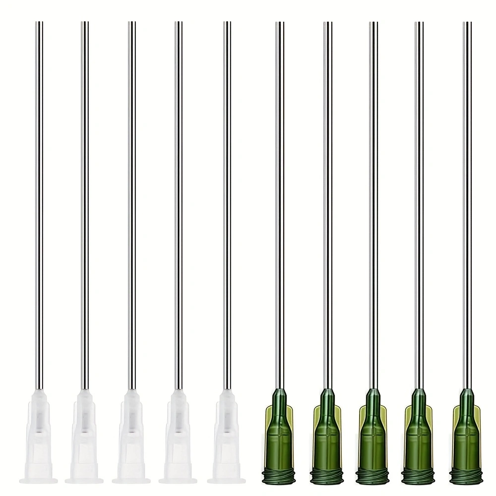Art Craft Market - Long Blunt Tip Dispensing Needles, Stainless