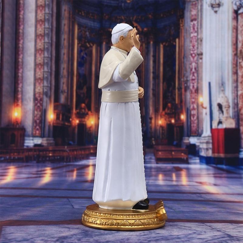 Art Craft Meaning - L43A Traditional Holy Figurine Pope Benedict
