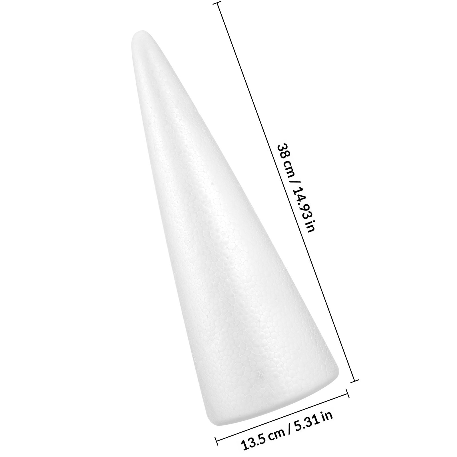 2Pcs Foam Craft Cone Christmas - Art Craft For Christmas recension och pris
