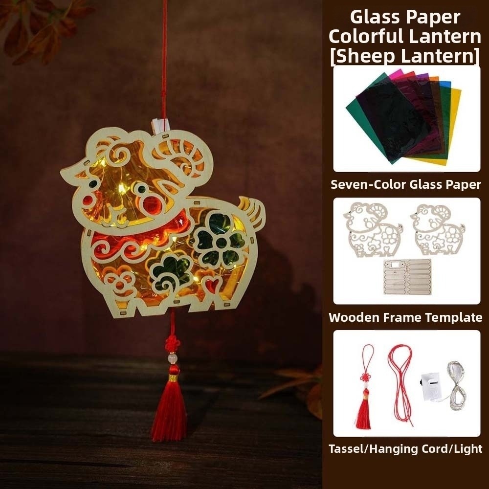 LED Luminous Wooden Lantern Ha - Art Craft Event recension och pris