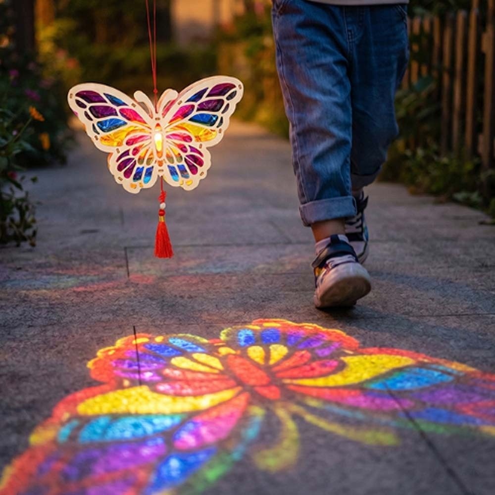 LED Luminous Wooden Lantern Ha - Art Craft Event recension och pris