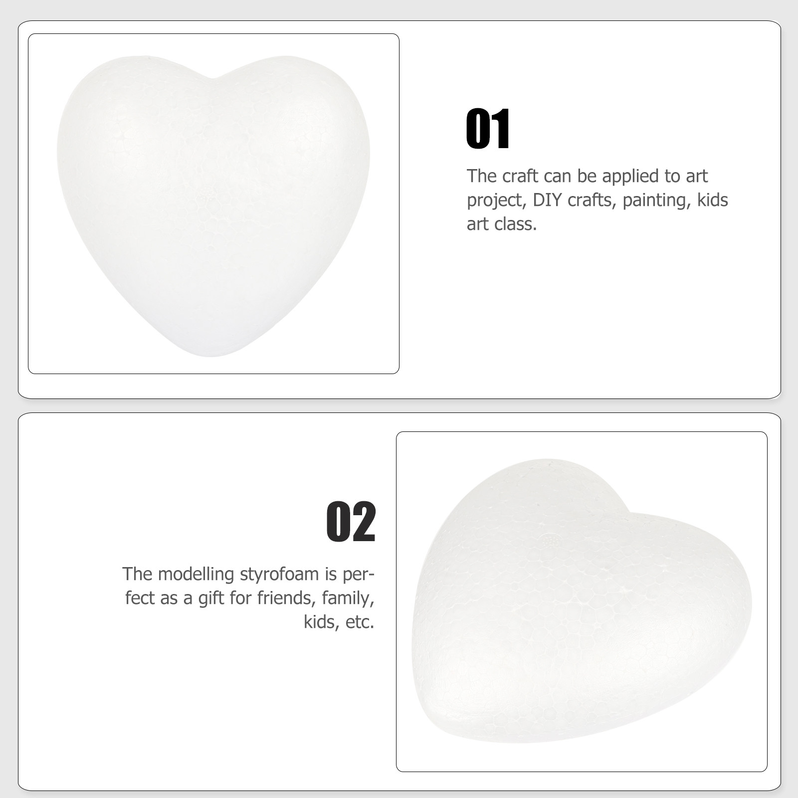 Craft Hearts Heart-Shaped Poly - Art And Craft Valentine recension och pris