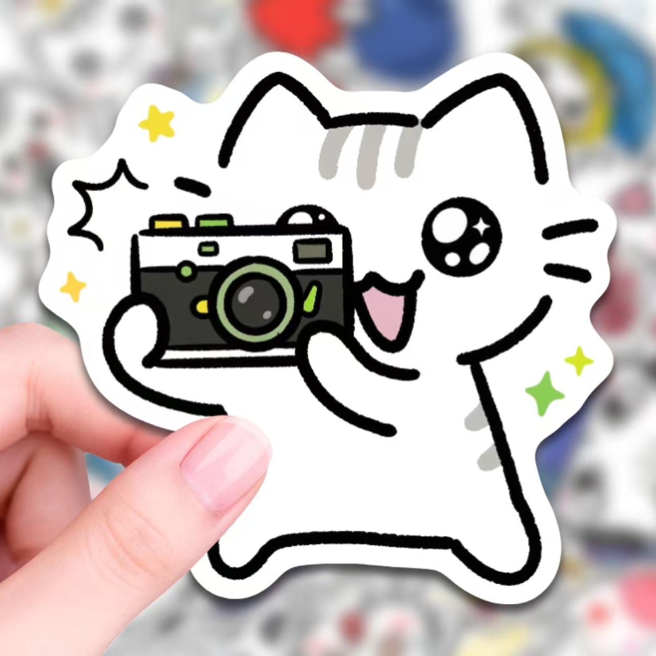 50 Cute Funny Line Art Cat Sti - Art Craft Cup recension och pris