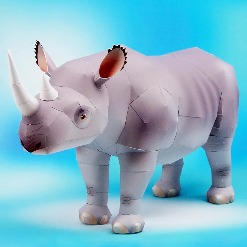 Rhinoceros Hook-lipped Handmad - Art Craft Center recension och pris