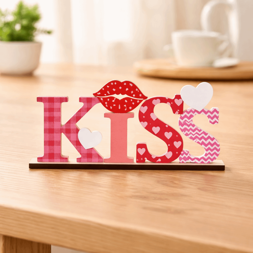 LOVE KISS Love Wood Knot Ornam - Art And Craft Valentine recension och pris