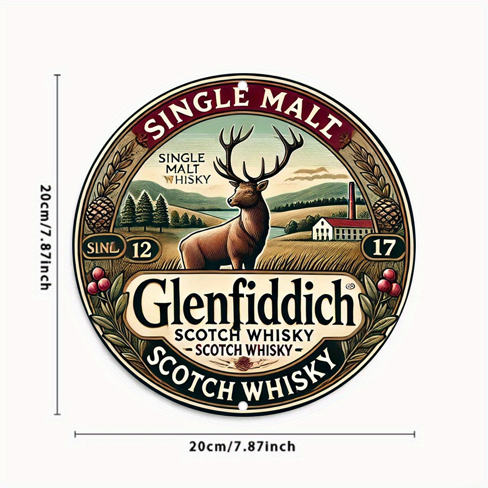 2D flat, Glenfiddich Scotch wh - Art Craft Movement recension och pris