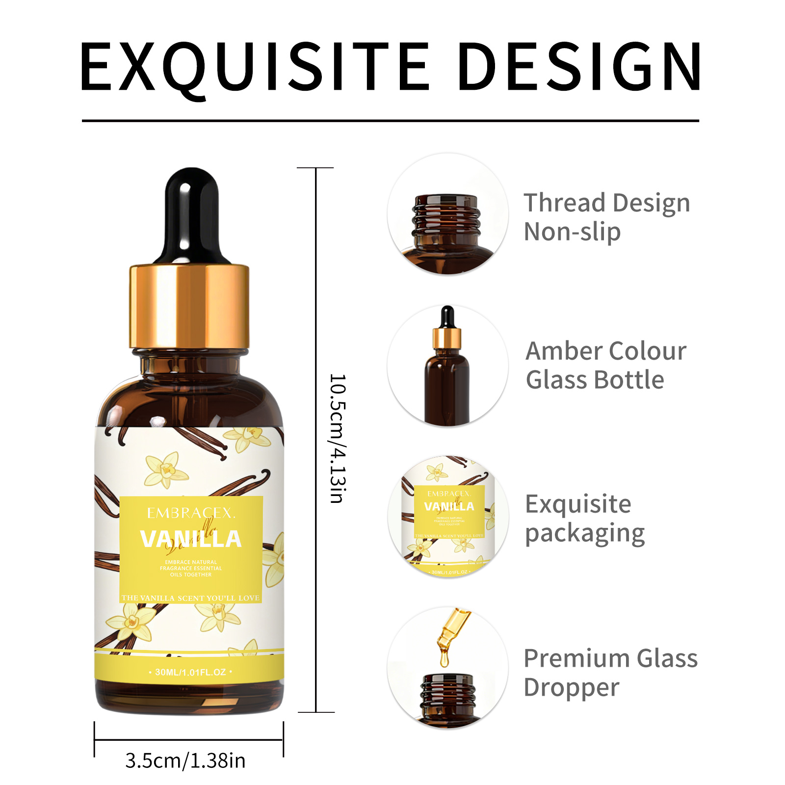 30ml Vanilla Essential Oil For - Art Craft Things recension och pris
