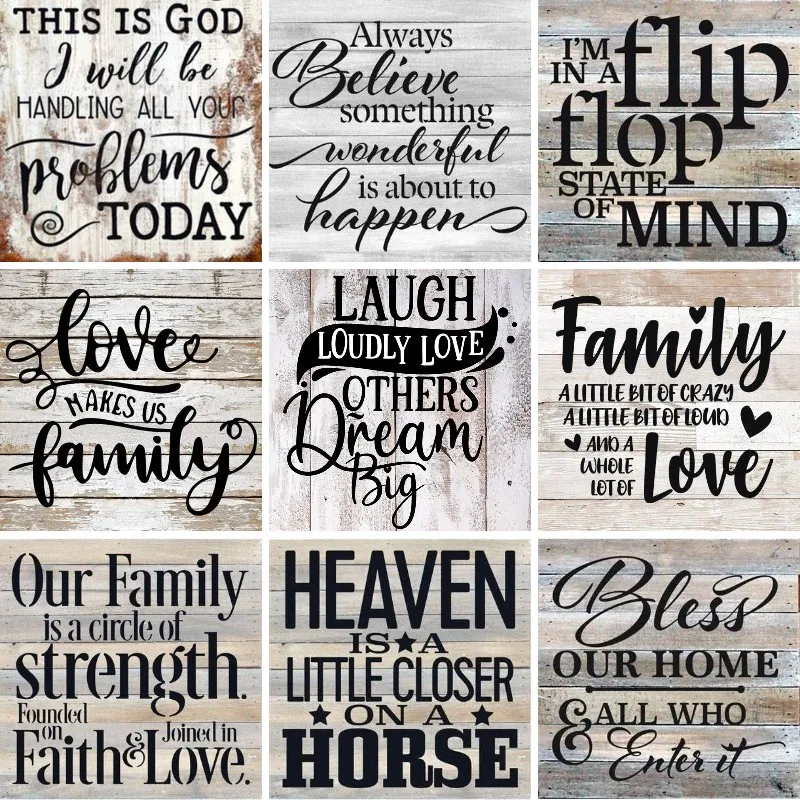 Diamond Painting Family Quotes - Art Craft Quotes recension och pris