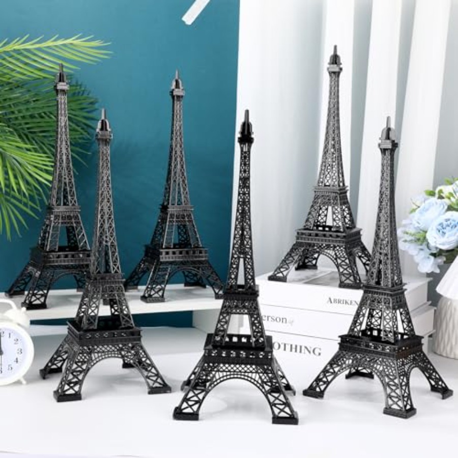 6 Pcs 15'' Eiffel Tower Statue - Art Craft Model recension och pris