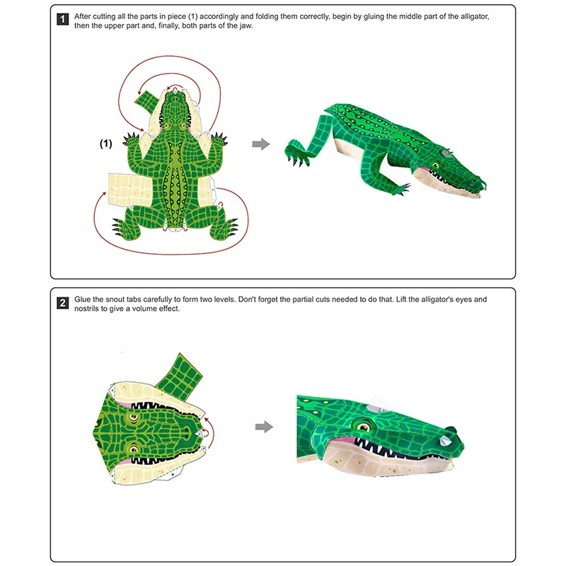 Alligator Crocodile Folding Or - Art Craft Center recension och pris