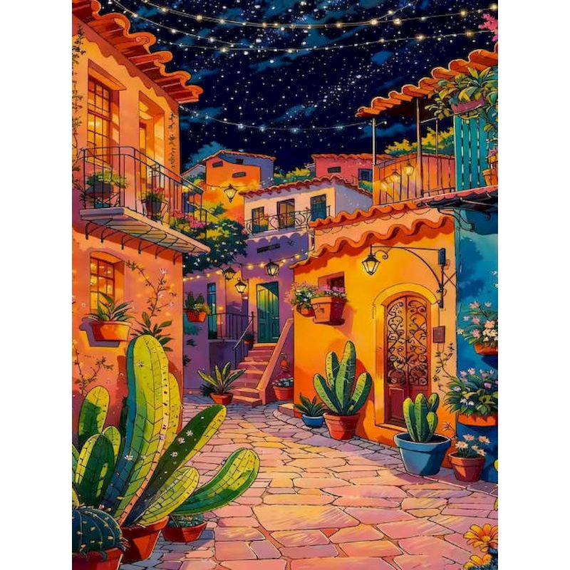 GATYZTORY Night City Paint By  - Art Craft Night recension och pris