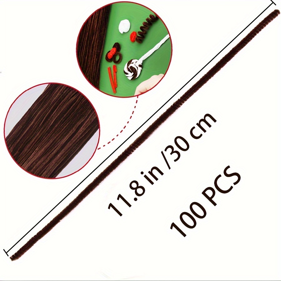 100 Pcs Coffee Pipe Cleaners,P - Art Craft Things recension och pris