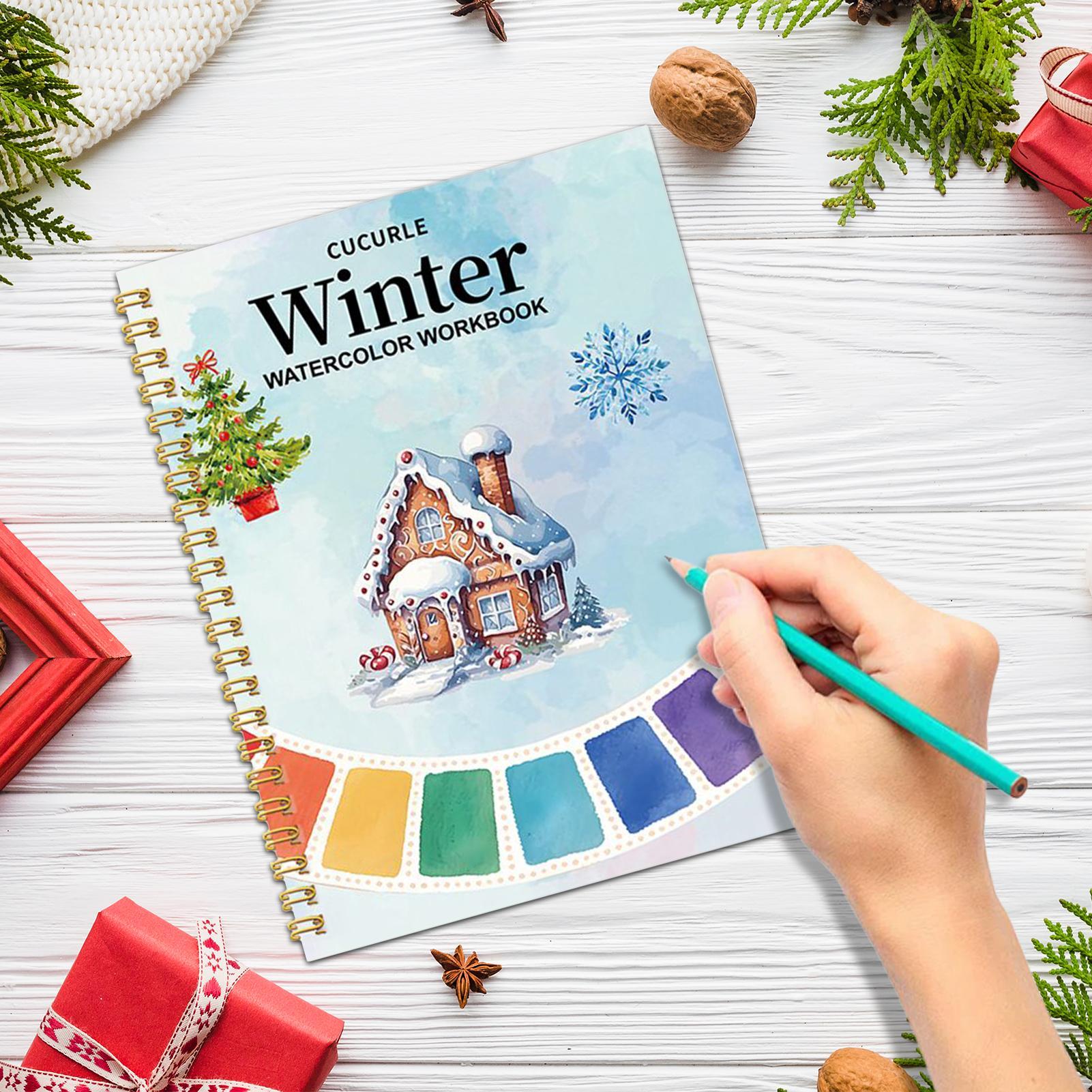 Beginner Watercolor Workbook C - Art Craft For Christmas recension och pris
