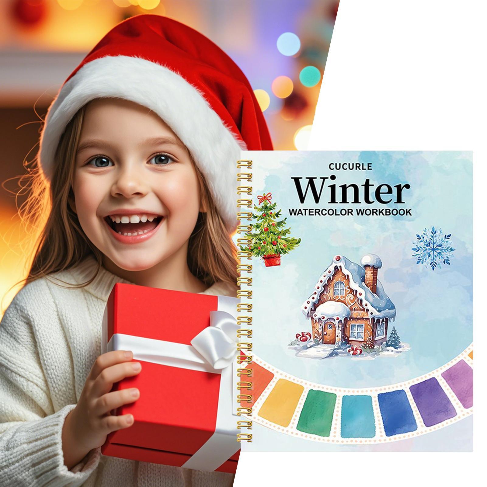 Beginner Watercolor Workbook C - Art Craft For Christmas recension och pris