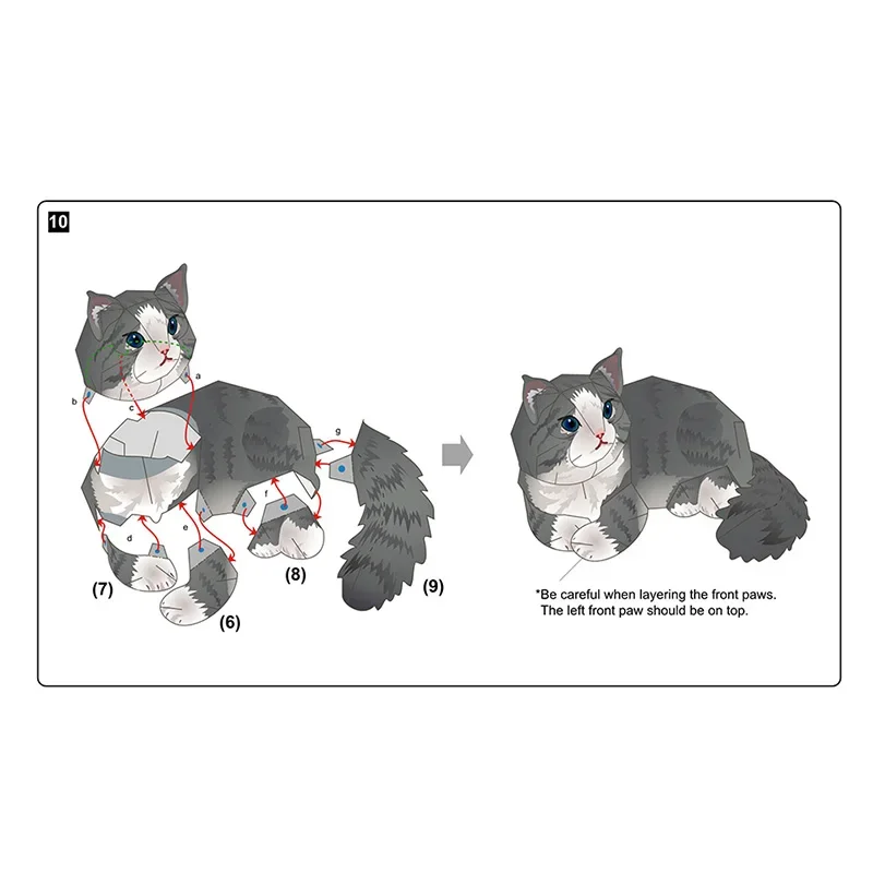 Norwegian Forest Cat Folding H - Art Craft Center recension och pris