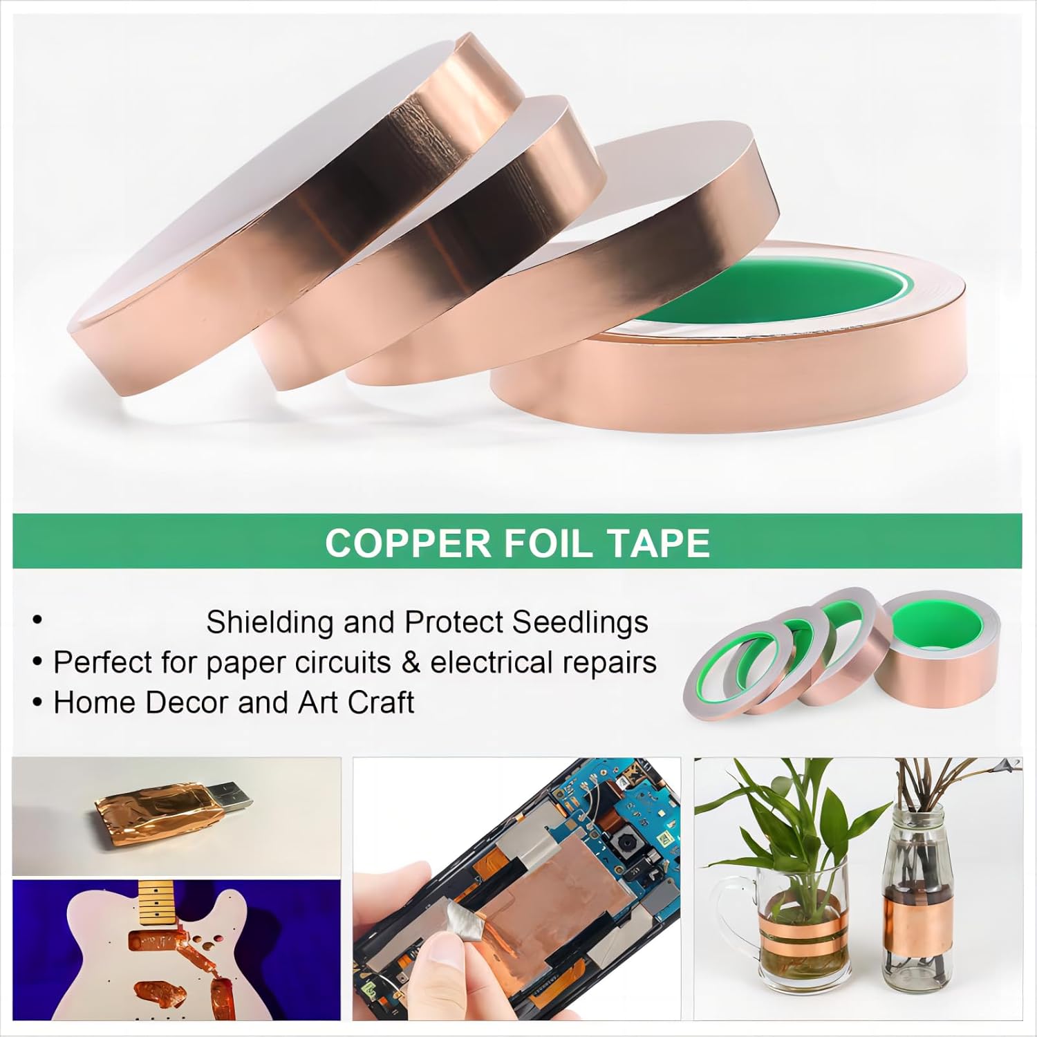 Double-Sided Copper Tape Condu - Art Craft Market recension och pris