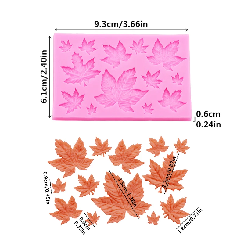 Gj-61 DIY leaf maple leaf sili - Art Craft Model recension och pris