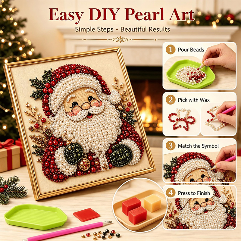 Christmas Pearl Diamond Painti - Art Craft For Christmas recension och pris