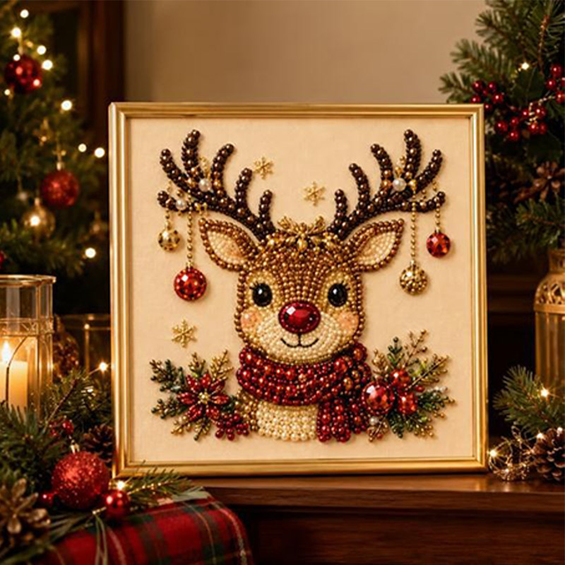 Christmas Pearl Diamond Painti - Art Craft For Christmas recension och pris