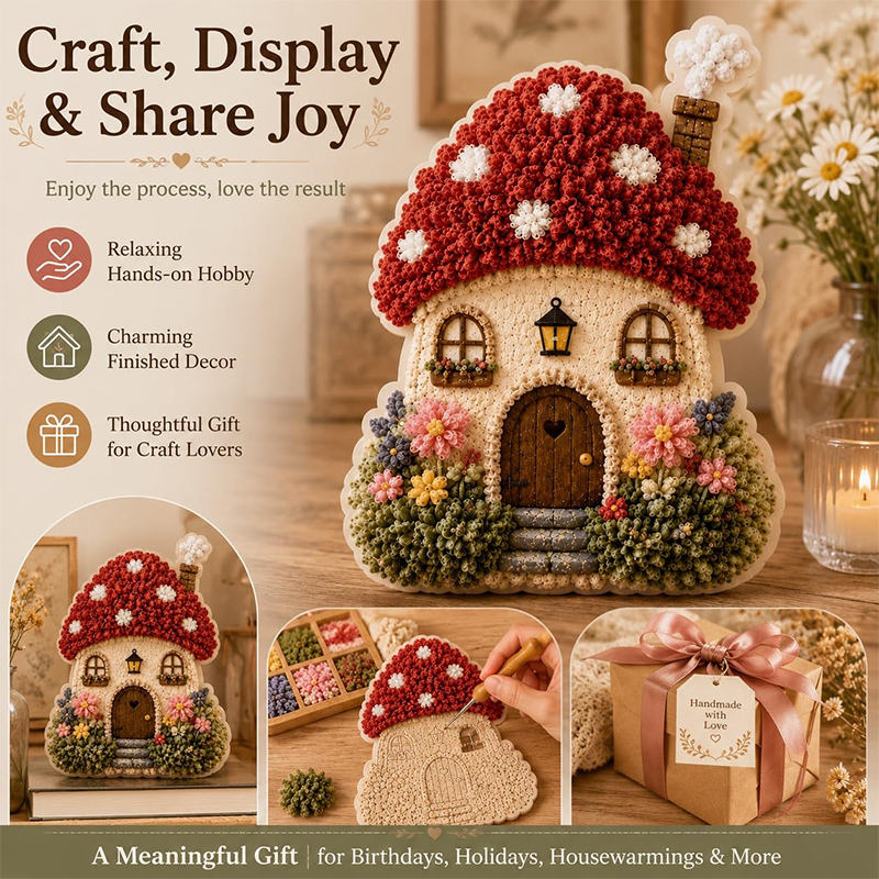 3D Fabric Poke Art Kit Whimsic - Art Craft Village recension och pris