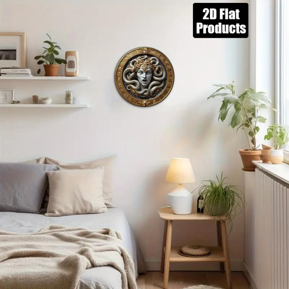 2D flat 1 Medusa head circular - Art Craft Movement recension och pris