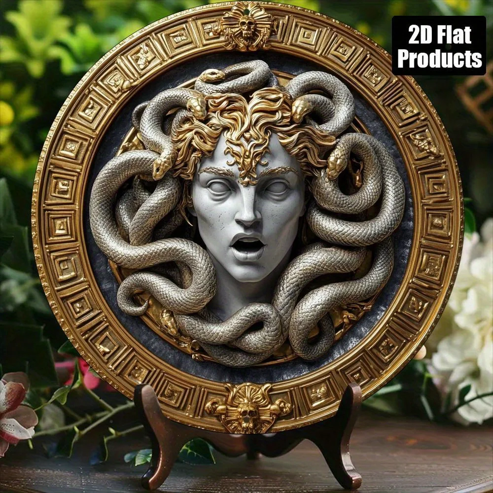 2D flat 1 Medusa head circular - Art Craft Movement recension och pris