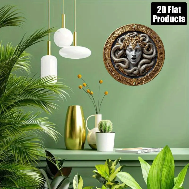 2D flat 1 Medusa head circular - Art Craft Movement recension och pris