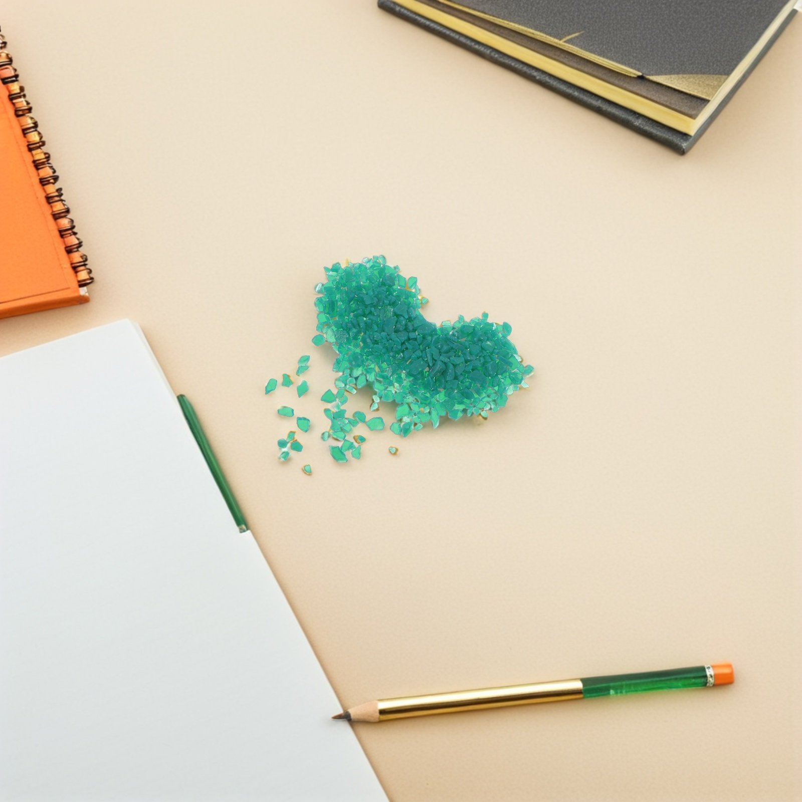 1 Bag Green Fusible Glass Scra - Art Craft Bag recension och pris