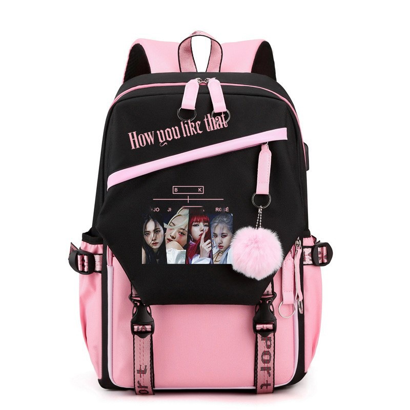 Black Pink Pattern Large Capac - Art Craft Bag recension och pris