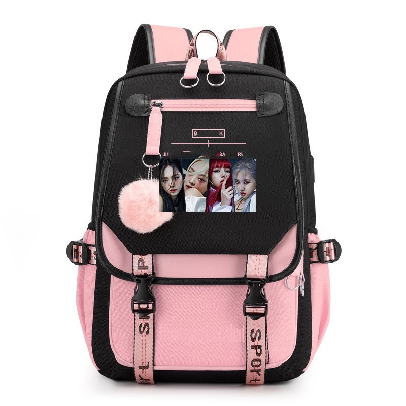 Black Pink Pattern Large Capac - Art Craft Bag recension och pris