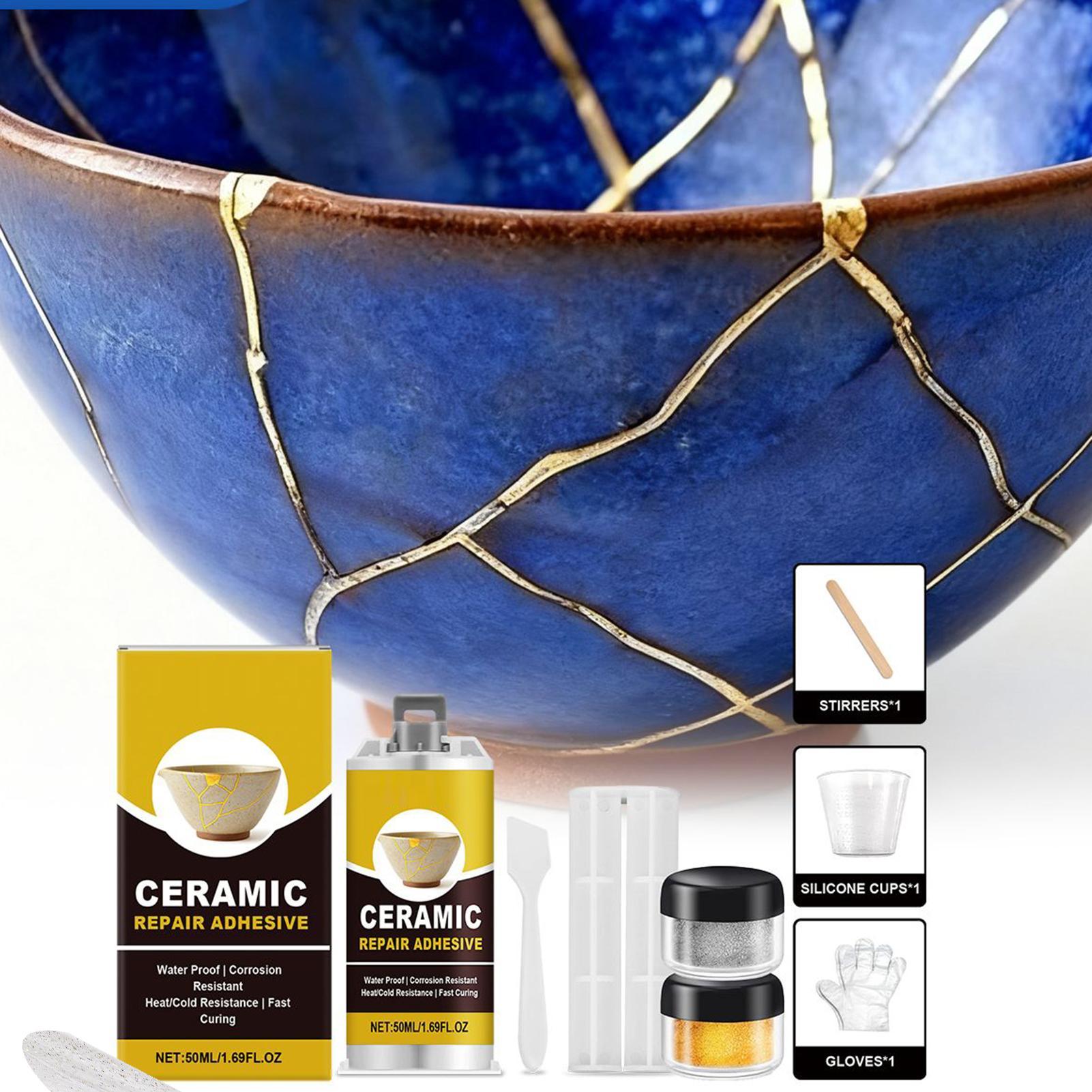 Porcelaine Repair Kit Gold Cer - Art Craft Workshop recension och pris
