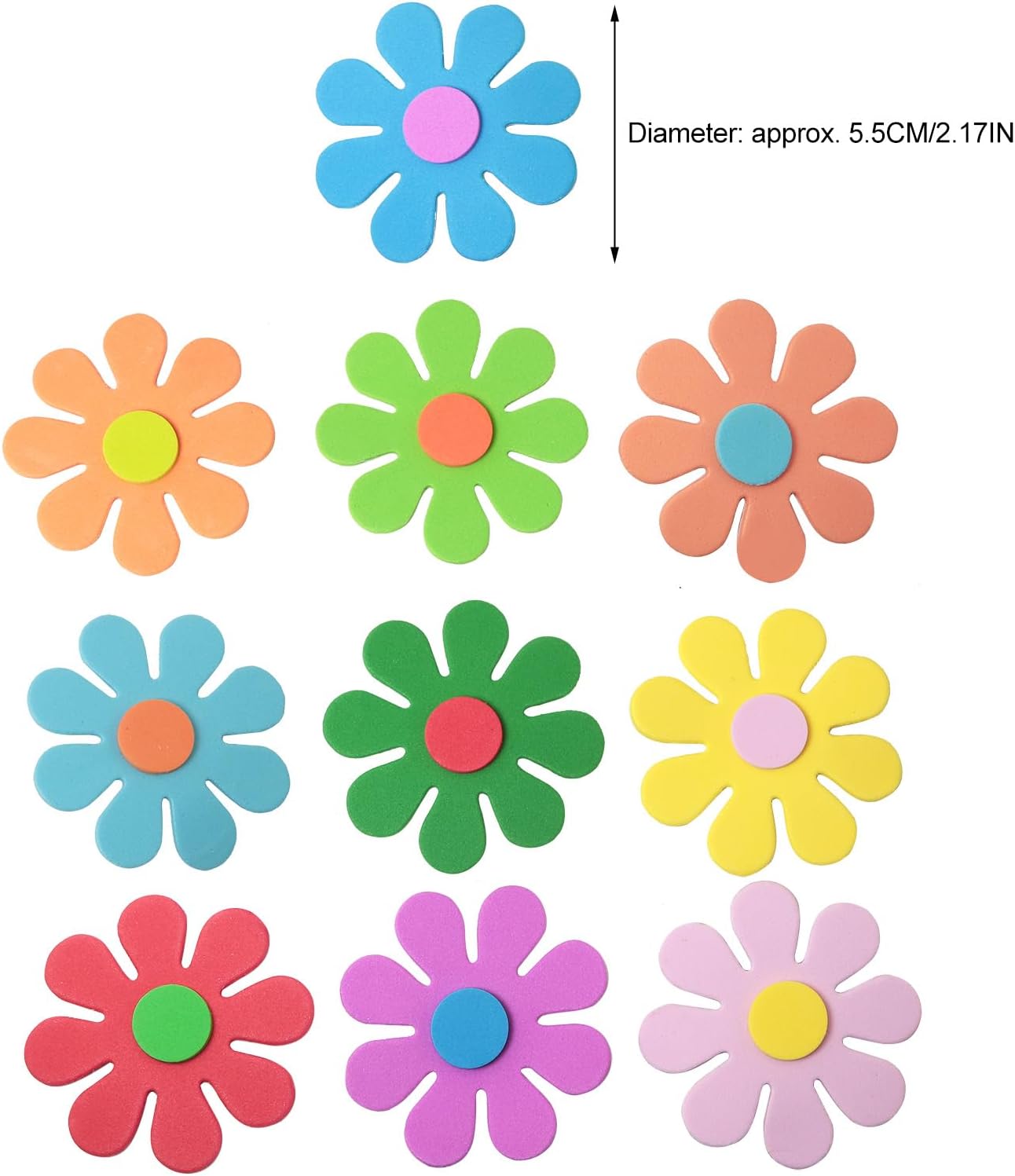 3D flower foam stickers Spring - Art Craft And Cloth recension och pris