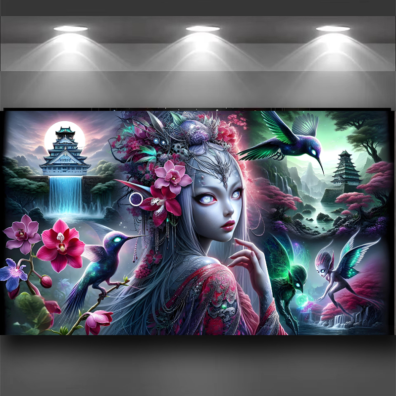 Diamond Art Landscape woman bi - Art And Craft Valentine recension och pris