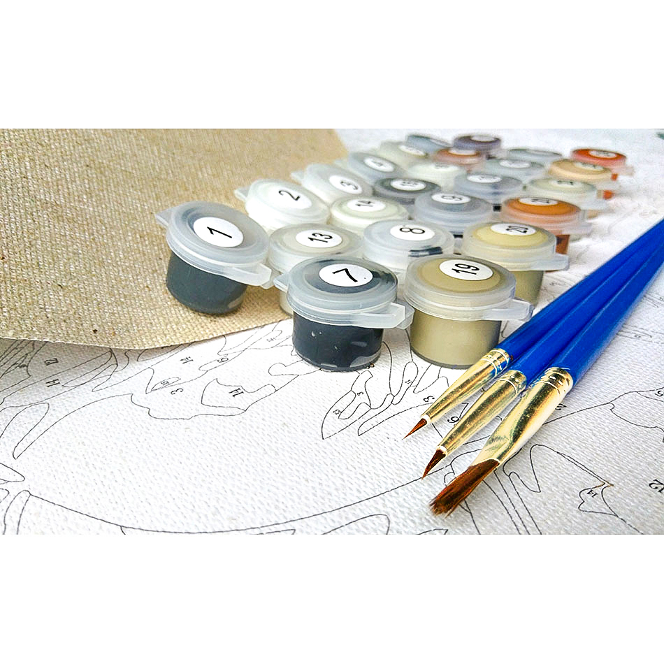 1PCS Frameless   Village Paint - Art Craft Village recension och pris